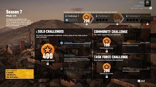 Season 7 Week 1/4 Solo Challenge 1 Perform 7 Headshots in a Row - Ghost Recon Wildlands