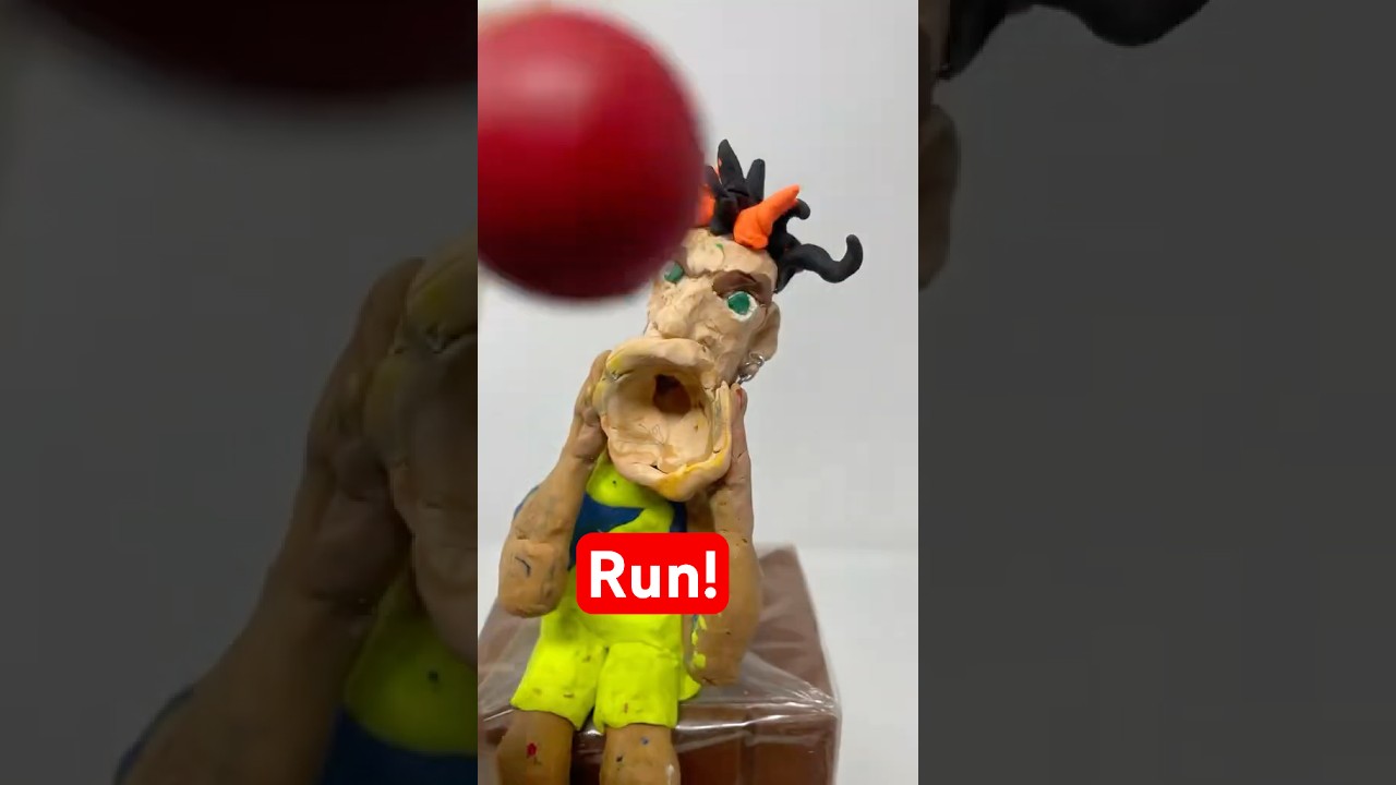 Claymation Flying Hot Ball