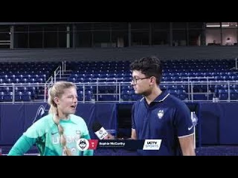UConn Soccer defeat Yale 2-1 with a Mid Fielder at Goal Keeper