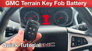 2015 GMC Terrain How to replace key fob battery