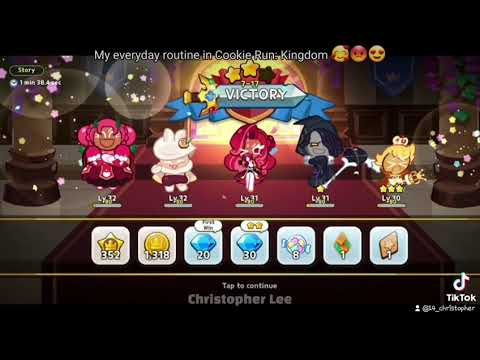 My Everyday Routine in Cookie Run: Kingdom | Cookie Run: Kingdom | Sea Fairy Simp