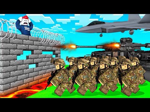 1000 SOLDATEN GREIFEN MEINE BASE AN! - Roblox