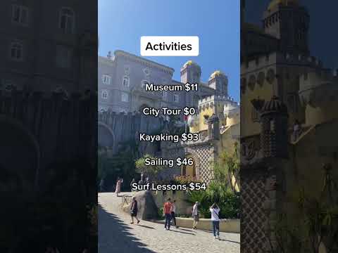 Valor gasto em Lisboa, Portugal como viajante individual 💰😱🇵🇹