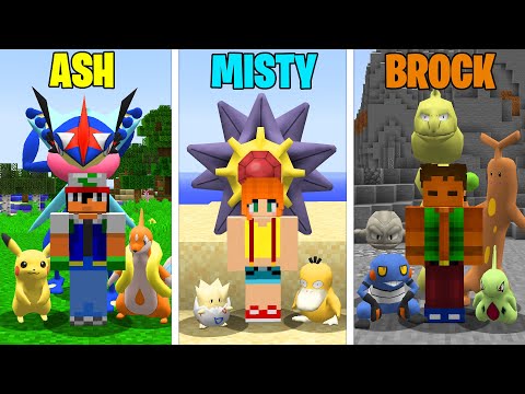 Personagens Decidem Meus Pokémons no Minecraft Pixelmon