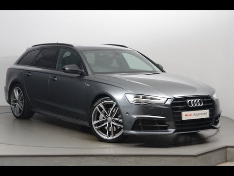 FD18FWO AUDI A6 AVANT TDI QUATTRO S LINE BLACK EDITION GREY 2018, Nottingham Audi