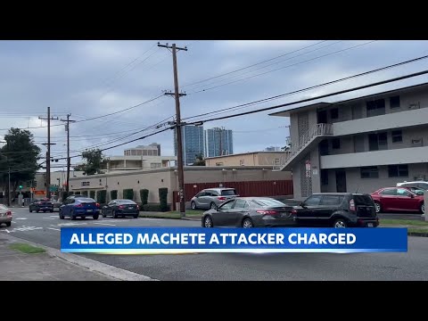 Man charged after machete attack leaves man with multiple gashes in Honolulu