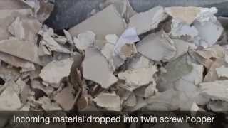 Gypsum Drywall Separation and Recycling