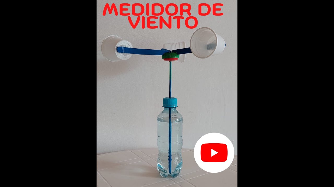 Cómo hacer un medidor de viento SUPER FÁCIL   | Anemómetro casero  #experimento #manualidades