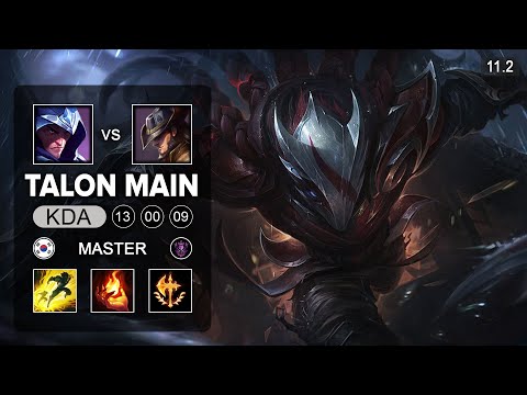 Talon Main vs Showmaker - Talon Mid vs Twisted Fate -  KR Master Patch 11.2