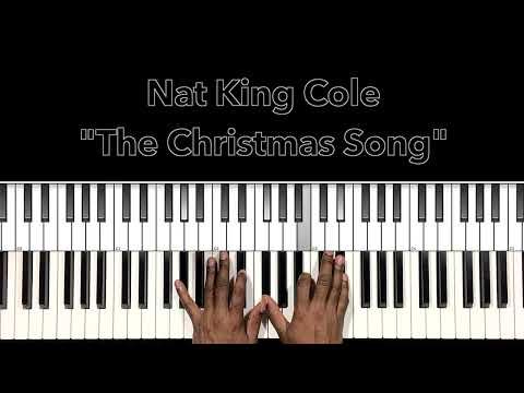 Nat King Cole "The Christmas Song" Piano Tutorial