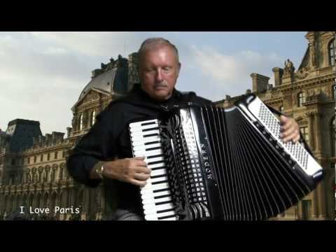 Under Paris Skies  French Accordion Medley    Lee Terry Meisinger  Accordeon Fisarmonica