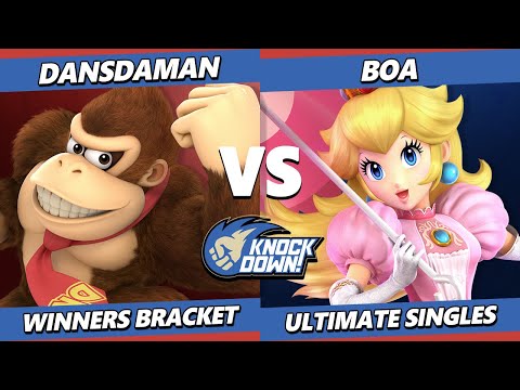 Knockdown 89 - dansdaman (Donkey Kong) Vs. BoA (Peach) Smash Ultimate - SSBU