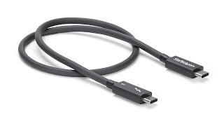 0.5m Thunderbolt 3 (40Gbps) USB-C Cable - TBLT34MM50CM | StarTech.com