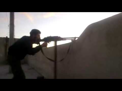 عملية قنص عناصر النظام من قبل كتيبة الشهيد أحمد المعراتي على جبهة مدينة إنخل في ريف درعا