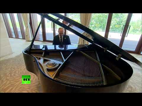 Putin Plays Shape of You by Ed Sheeran on Piano