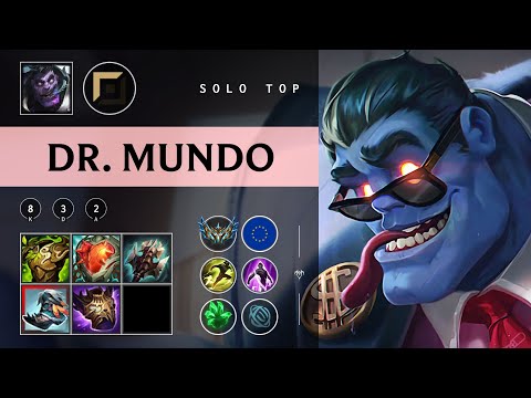 Dr. Mundo Top vs Riven - EUW Challenger Patch 25.24