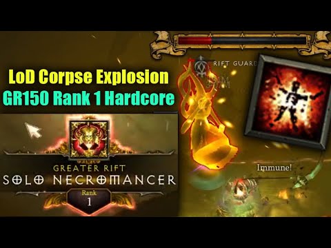 Scuffed Gear EZ Rank 1 Necro GR150 - Hardcore Season 25
