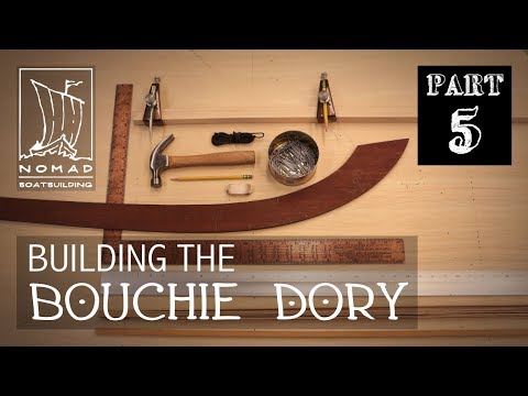 Building the Bouchie Dory Part 5 - Lofting full size