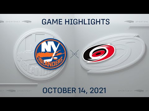 NHL Highlights | Islanders vs. Hurricanes - Oct. 14, 2021
