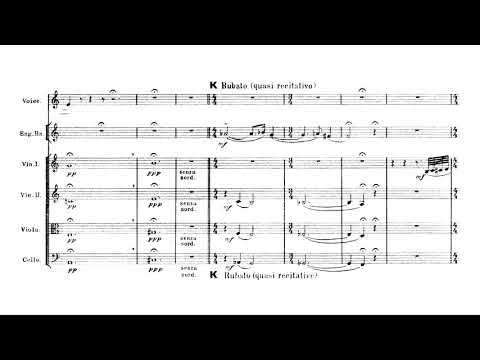 Peter Warlock - The Curlew (1920-1922) [Score Video]