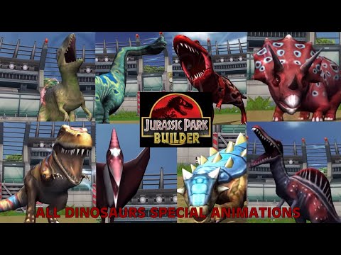 Jurassic Park Builder - All Dinosaurs Special Animations