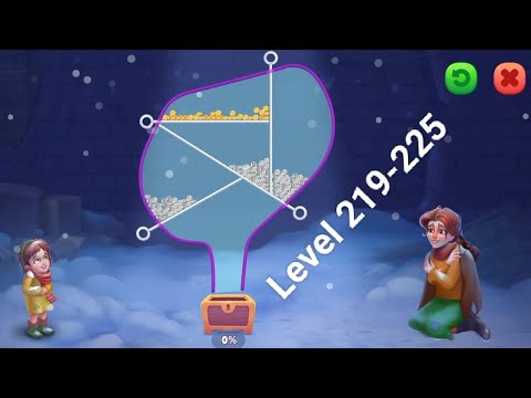 Gameplay Gardenscapes Level 219-225