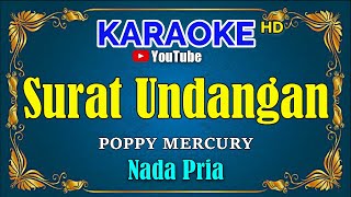 Download lagu SURAT UNDANGAN - Poppy Mercury  [ KARAOKE HD ] Nada Pria mp3