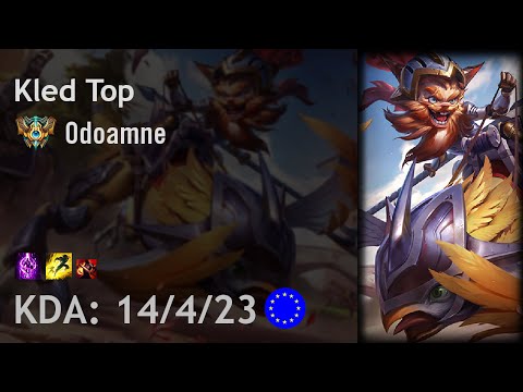 Kled Top vs Swain - Odoamne - EUW Challenger Patch 6.17