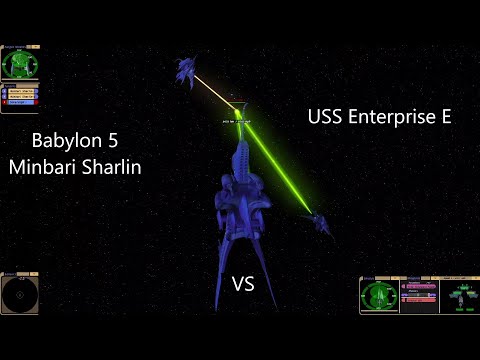 Babylon 5 Minbari Sharlin VS USS Enterprise E | Picard's Fish VS Babylon 5 Fish? | Star Trek Ship