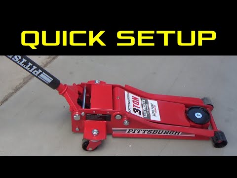 Pittsburgh 3-Tonnen-Rangierwagenheber – Schnellmontage