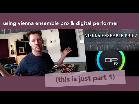 using Vienna Ensemble Pro 7 w/MOTU Digital Performer 10 - part ONE using network/secondary computers
