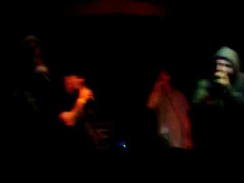 Mac Lethal, Soulcrate Music and Grieves - Black Clover Posse Cut Live 12-07-08  @ Pizza Luce, Duluth MN