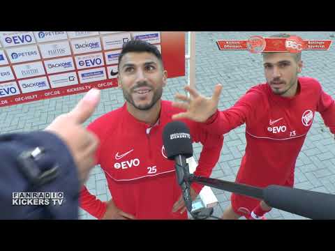 INTERVIEWNACHLESE UND PK NACH KICKERS OFFENBACH VS BAHLINGER SC