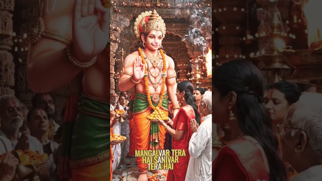 🤷‍♂️लो संभालो बजरंगी ये परिवार तेरा है🐒 #sorts #Bajarangbali #hindugod  #shortsfeed #trending