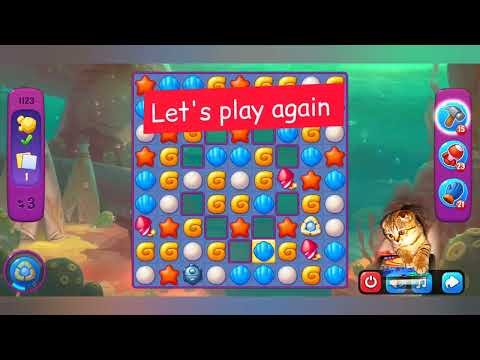 Fishdom 2022, no Boosters,  1123  level  -  прохождение без бустеров,  1123  уровень.