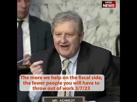 The more we help on the fiscal side, the fewer people you will have to throw out of work