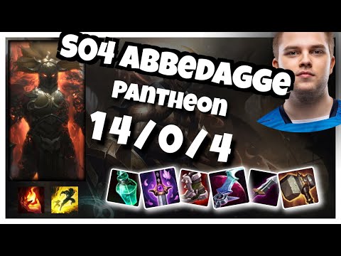 Abbedagge Pantheon vs Yasuo Mid 11.1 Challenger Gameplay S11 (14/0/4) - EU