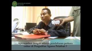 Video inovasi pendaftaran perkara online Pengadilan Agama Pelaihari