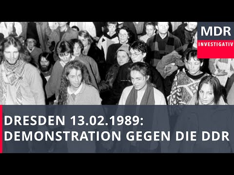 Dresden 13. Februar 1989: Demonstration gegen die DDR | FAKT