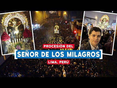 🇵🇪 LA PROCESIÓN MÁS GRANDE, El Señor de los Milagros | Lima, Perú