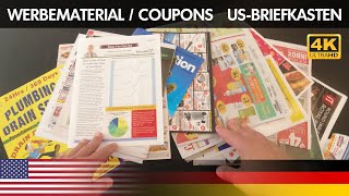 USA Briefkasten Inhalt: Coupons und Werbematerial
