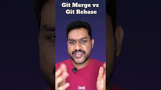 Git Merge vs Git Rebase #shorts #git