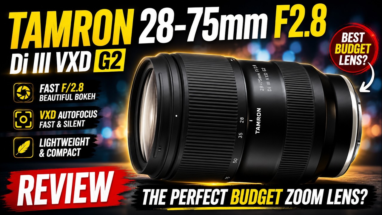 TAMRON 28-75mm F2.8 Di III VXD G2 | Lens Review & Test