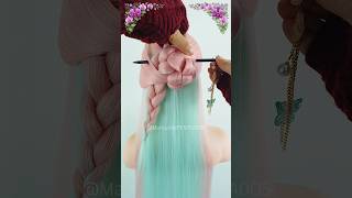 Easy hairstyle for girls 🎀 #braids #beauty #hair #viral #hairstyles