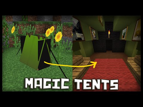 TheRedEngineer - Minecraft: How to make a working Harry Potter Magic Tent