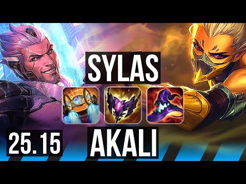 SYLAS vs AKALI (MID) | KR Master | 25.15