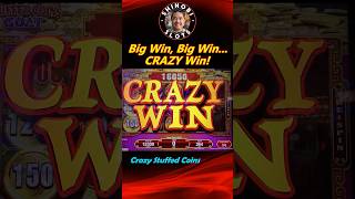 Big Win, Big Win...CRAZY Win! Crazy Stuffed Coins Toad slot in Vegas #shortfeed #shorts #vertical