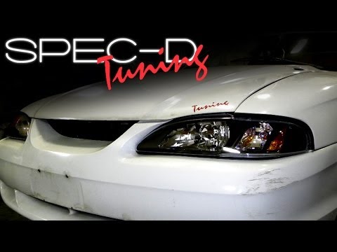 SPECDTUNING INSTALLATION VIDEO: 1994-1998 FORD MUSTANG 1-PIECE HEADLIGHTS