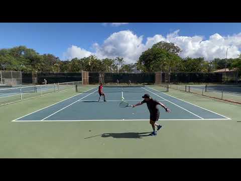 Diamond Head Hawaii Tennis: Isaiah/Mana vs Matsie/Liana