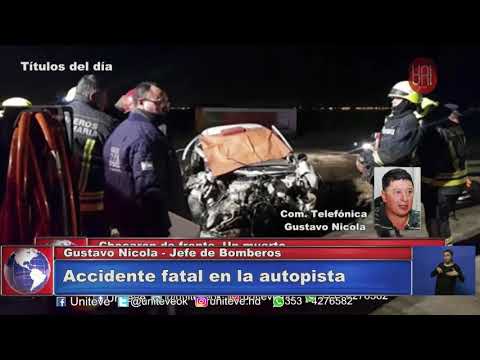 Accidente fatal e la autopista